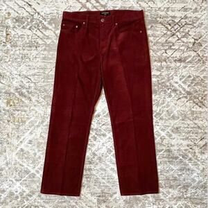 Banana Republic 35x30 Burgundy Corduroy Pants – Straight Fit